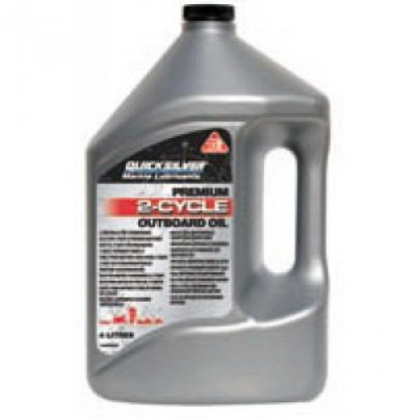 Масло Quicksilver Premium 2-Cycle TСW3 4л 92-858022QB1 в Калуге